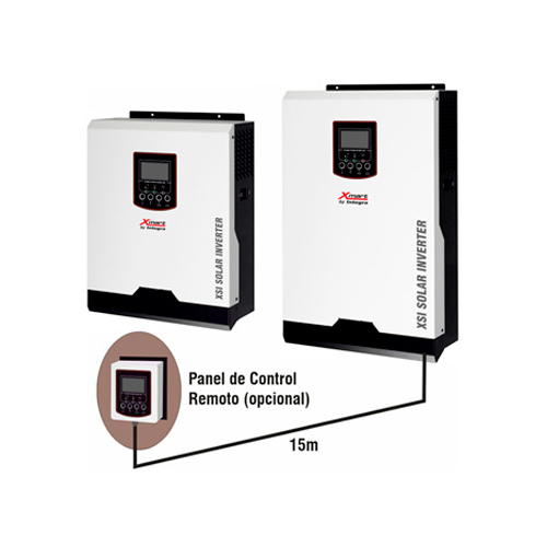 INVERSOR SOLAR XMART XSI-120V-3K HIBRIDO 3KVA 2400W 24VDC, 120V - Imagen 2