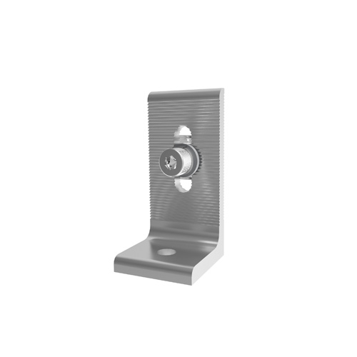 ACCESORIO DE ALUMINIO TIPO EN L PARA SUJECION DE RIEL 2